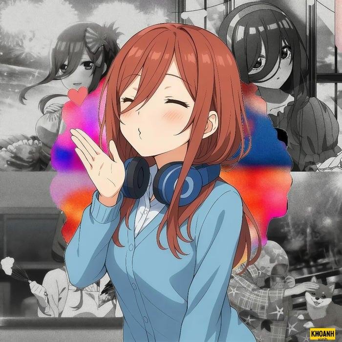 ảnh gái xinh anime nét