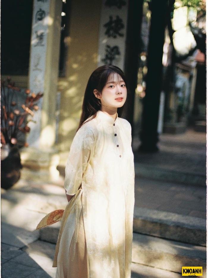 ảnh gái xinh việt nam 2018 mặc áo dài nét