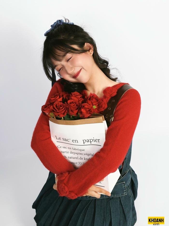 ảnh thiếu nữ 2k3 tóc ngang vai dễ thương nét