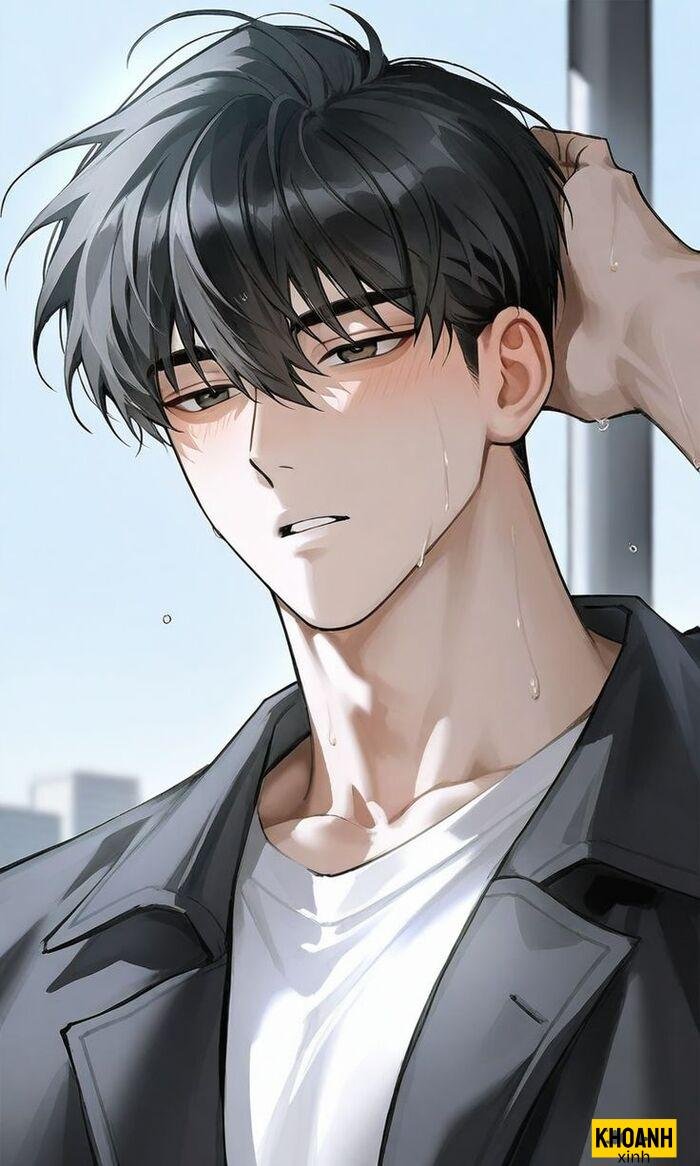 ảnh trai đẹp anime tóc đen