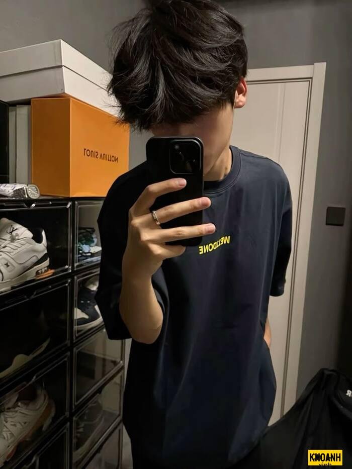 ảnh trai đẹp che mặt tone trầm