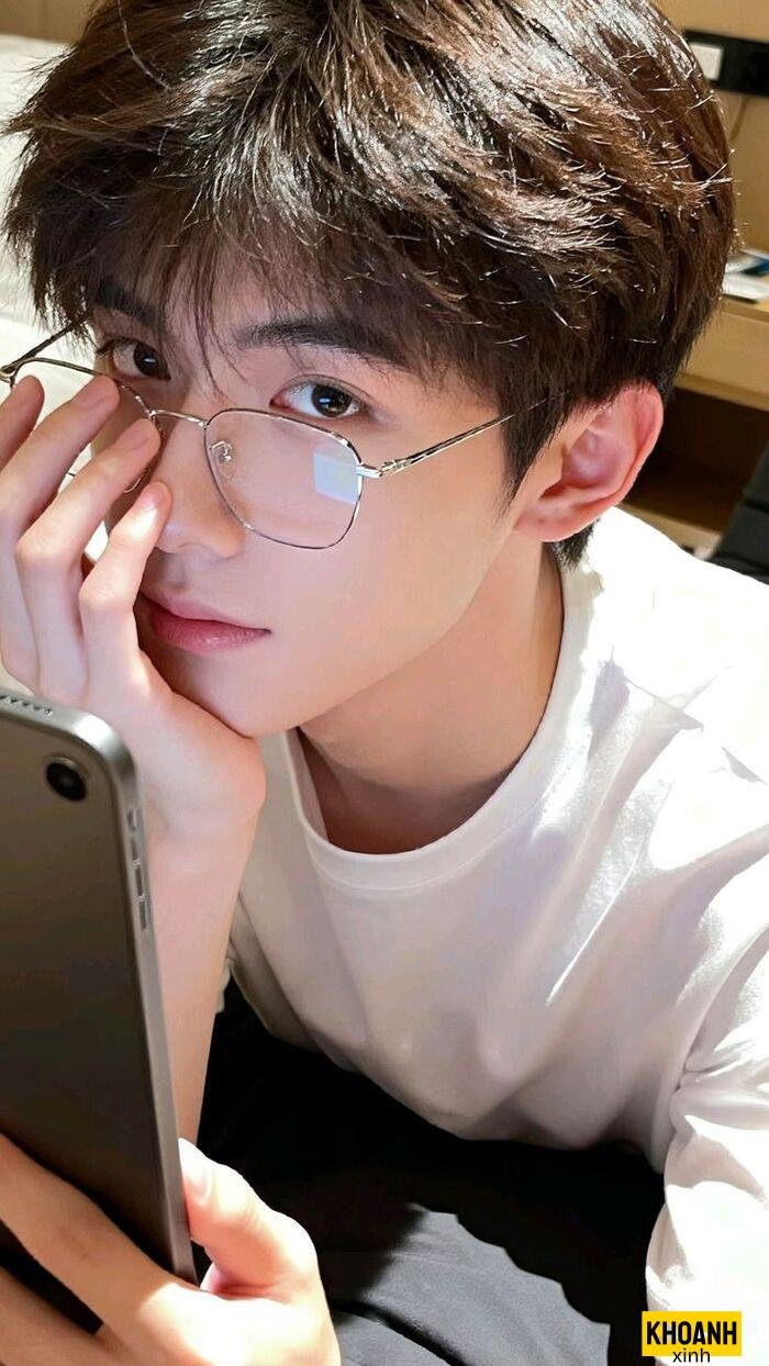 ảnh trai đẹp đeo kính full hd