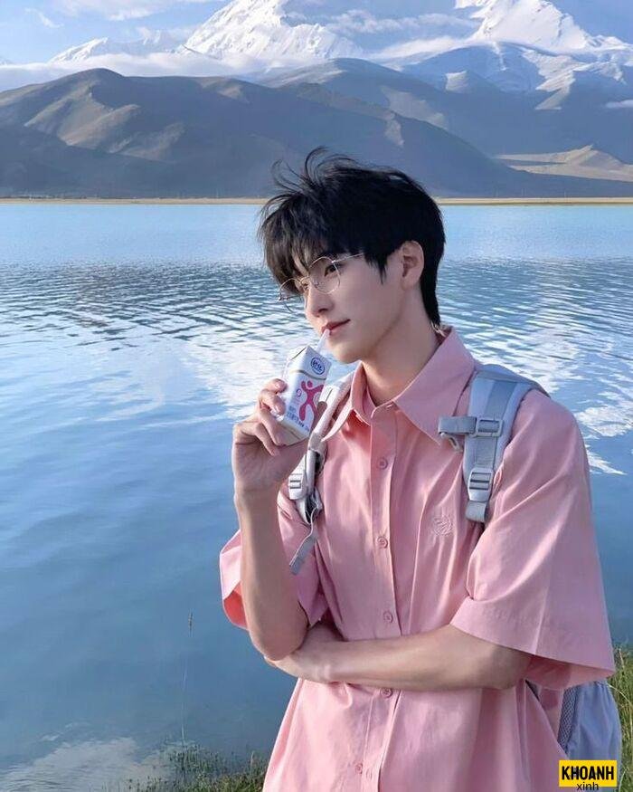 ảnh trai đẹp đeo kính