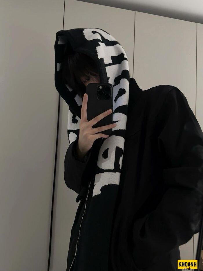 trai đẹp che mặt street style