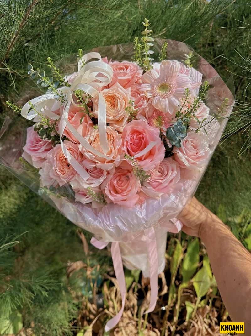 ảnh bó hoa hồng nhỏ xinh