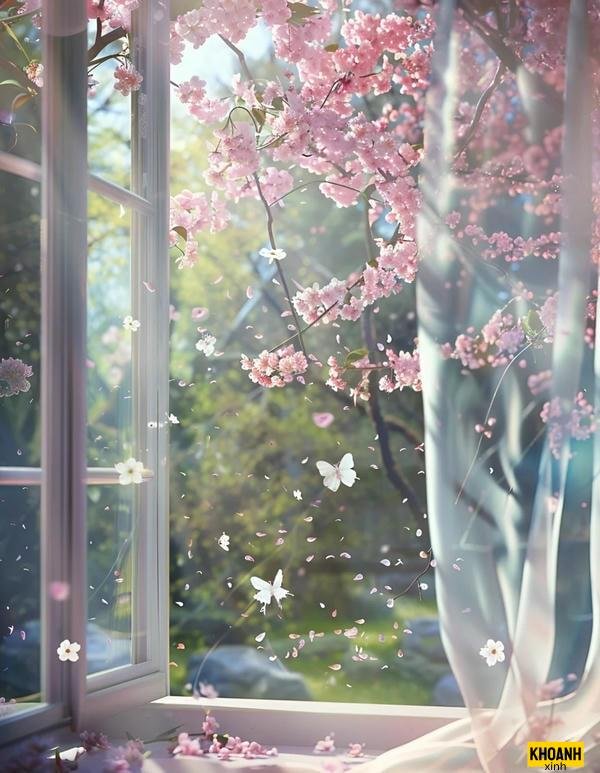 ảnh hoa đào nở rộ