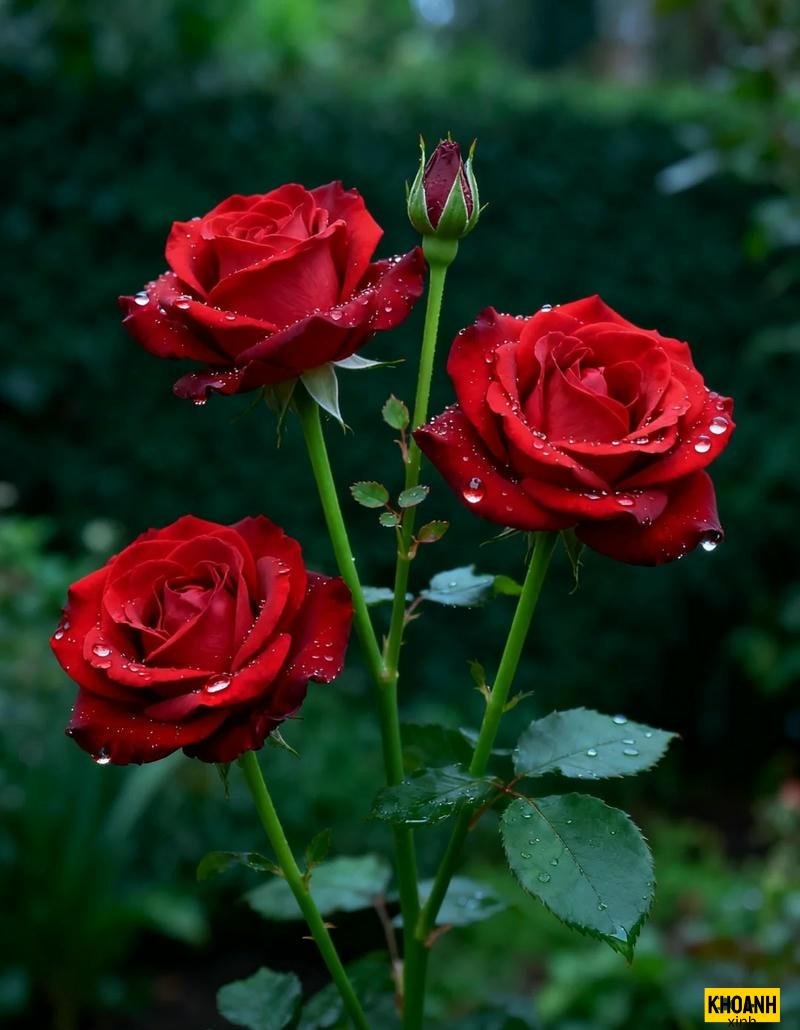 ảnh hoa hồng đỏ rực