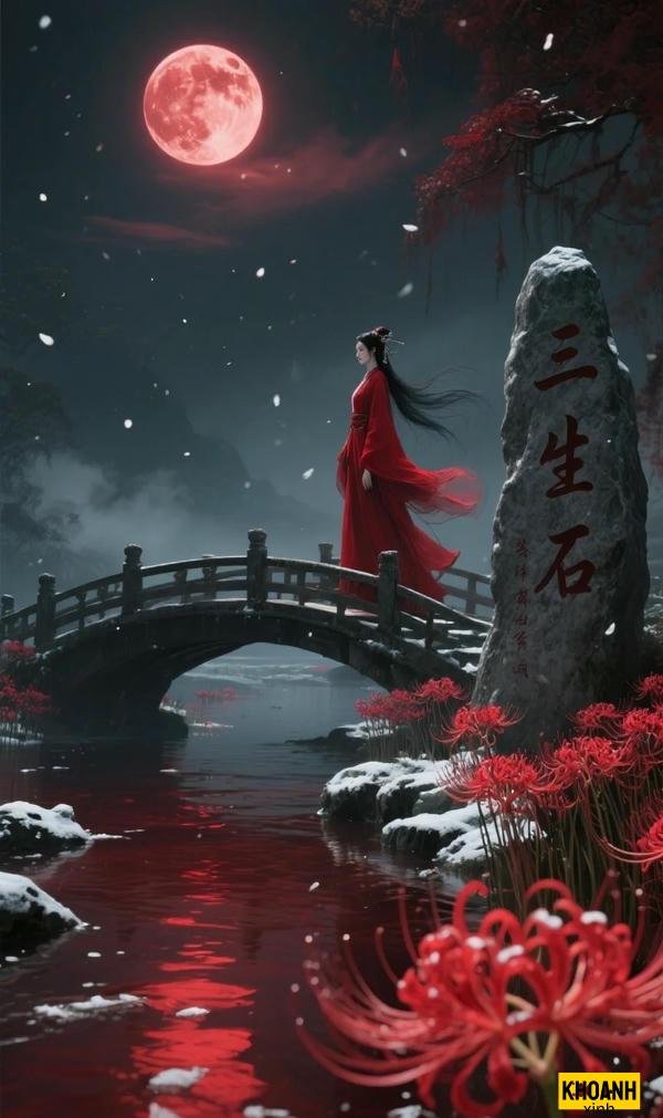 bỉ ngạn buồn dưới trăng