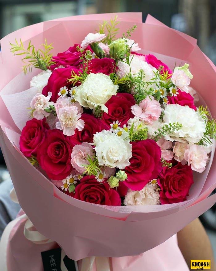 bó hoa 2010 tặng mẹ