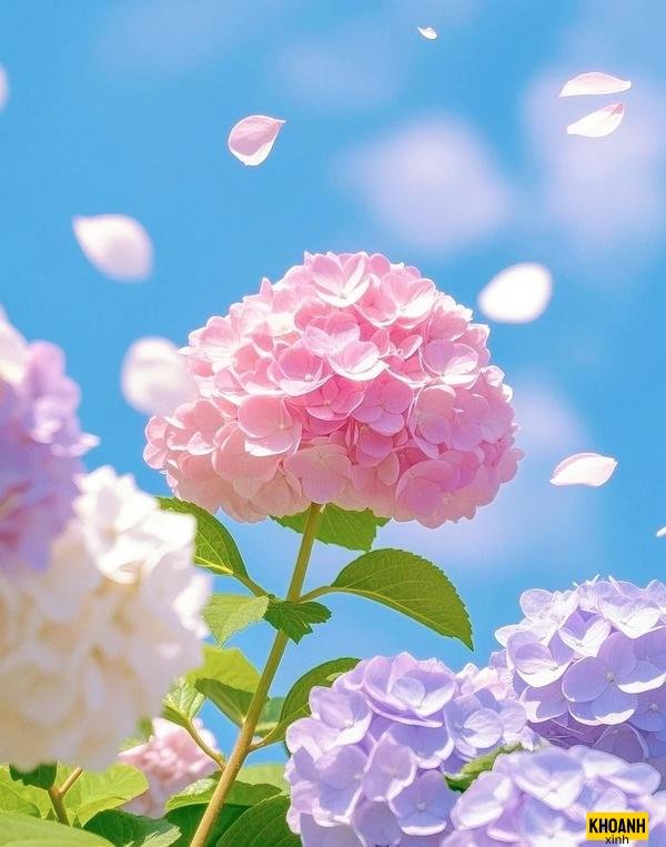 bó hoa cẩm tú cầu