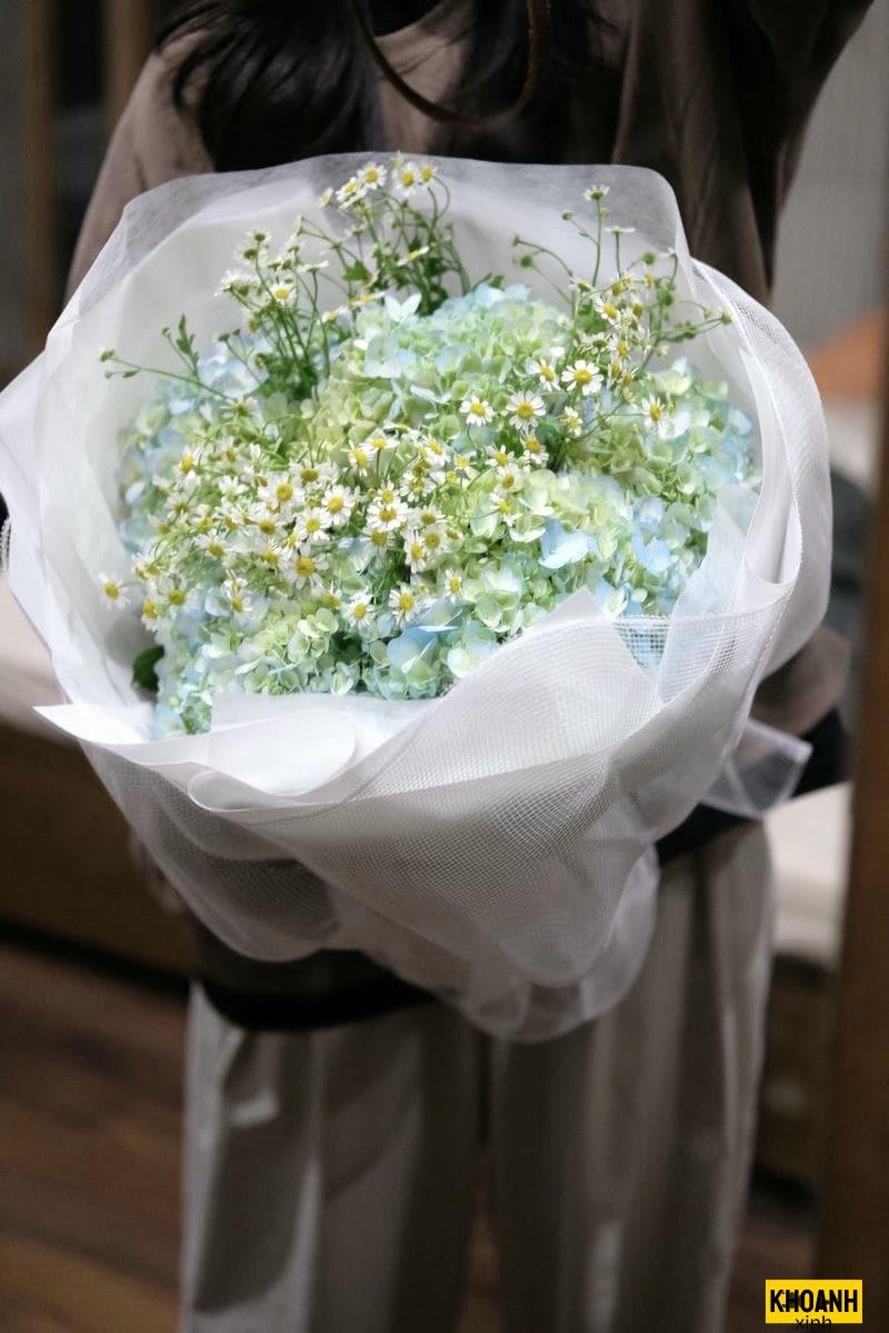 bó hoa cẩm tú cầu