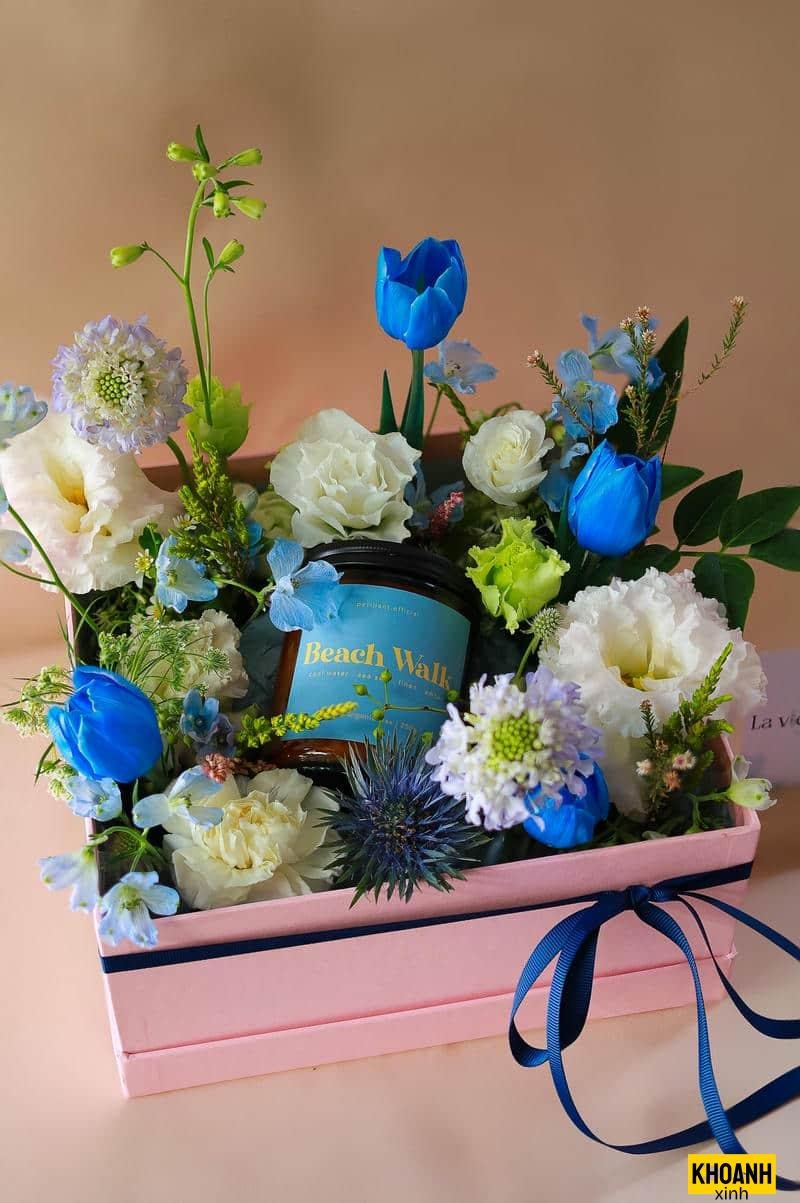 bó hoa chúc mừng xinh