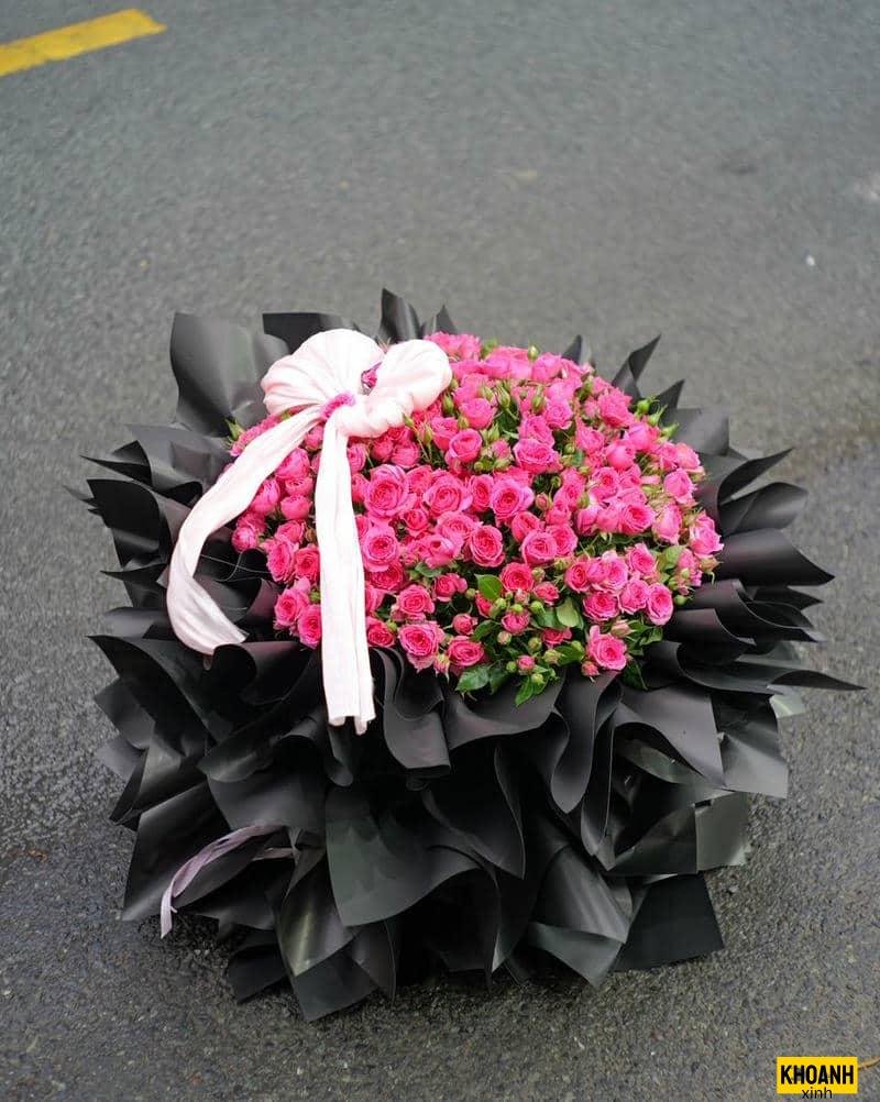 bó hoa khổng lồ đẹp