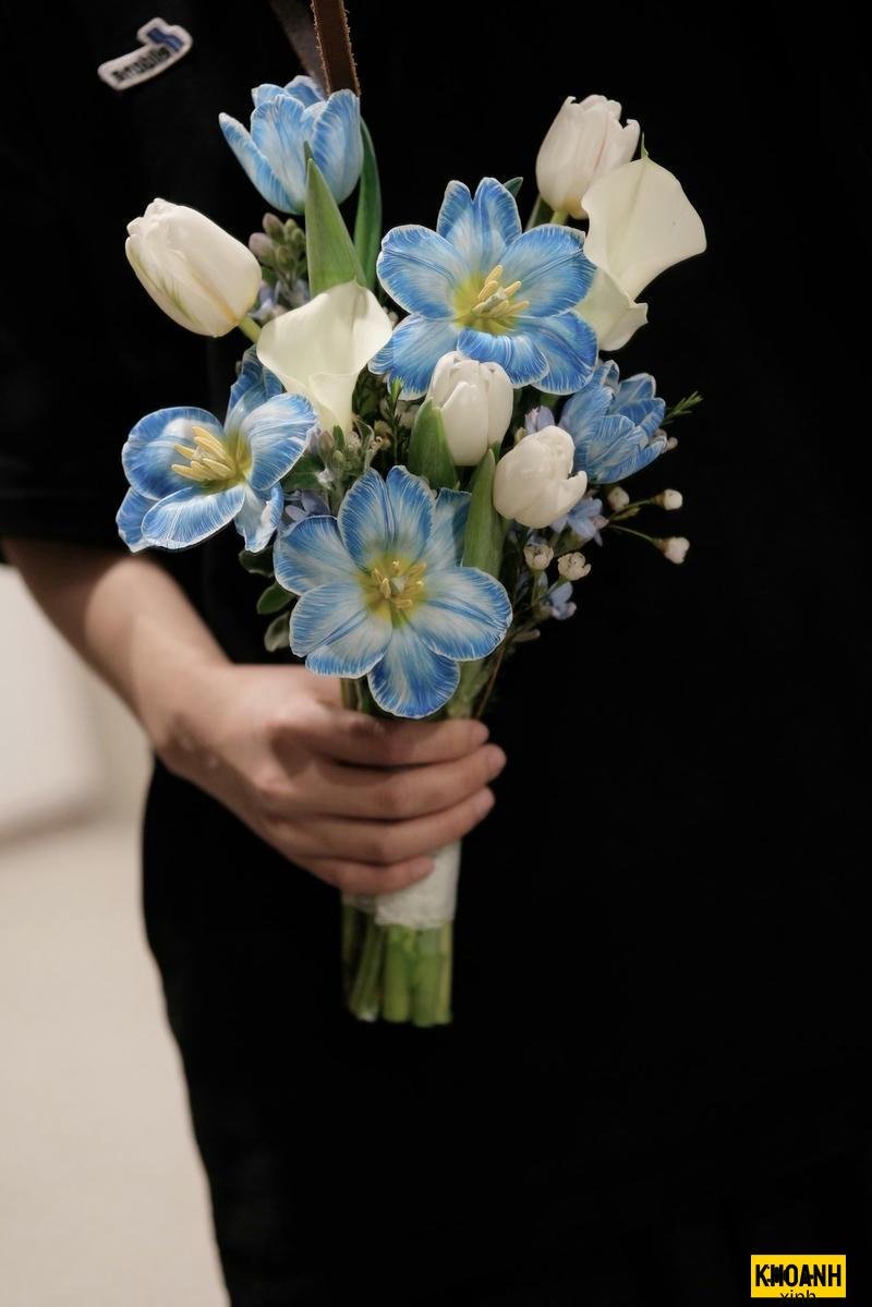 bó hoa lãng mạn nét