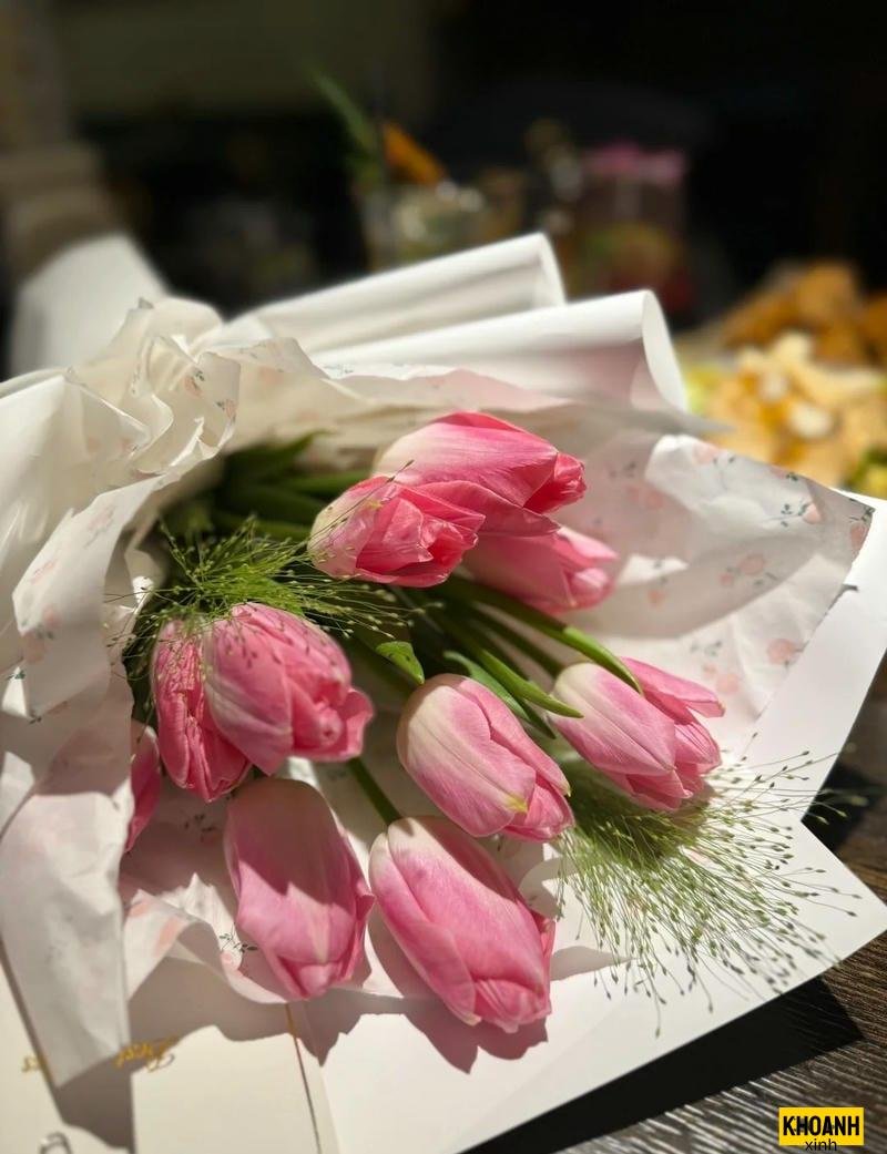 bo hoa tulip tinh te