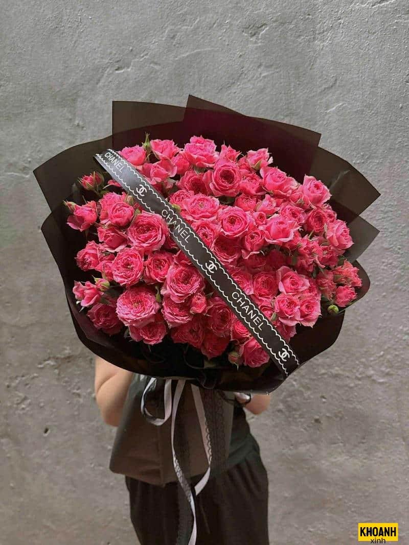 bó hoa tươi rực rỡ