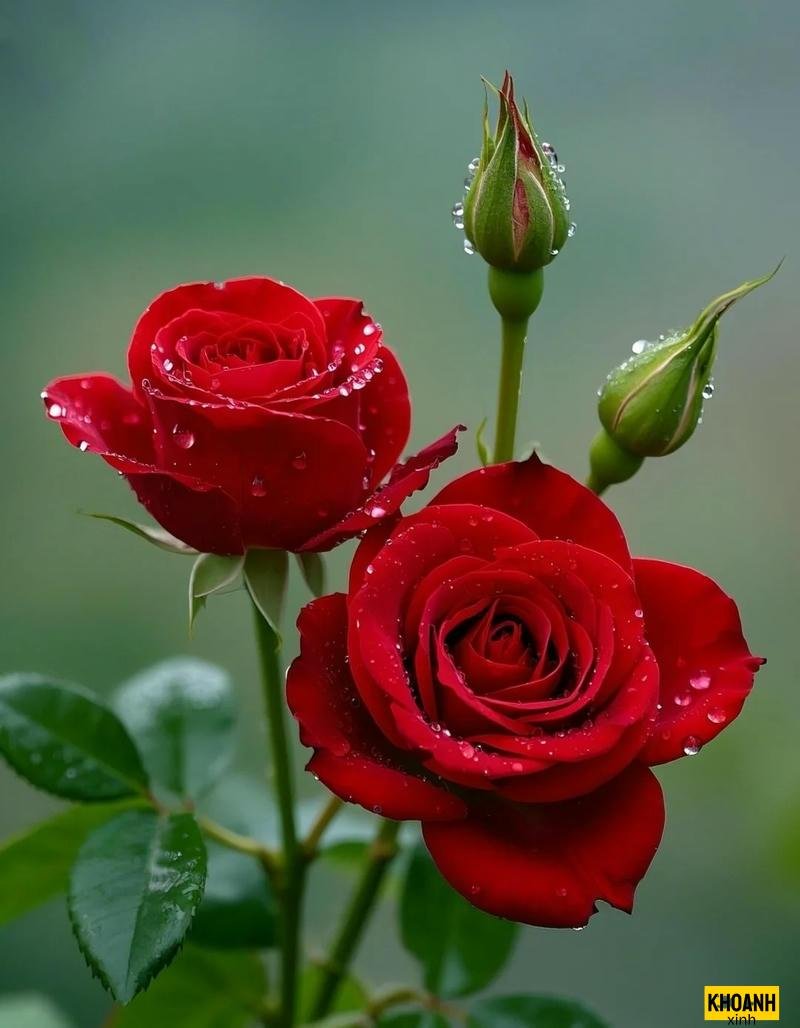 đóa hồng nhung sang trọng