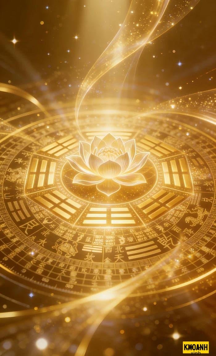 đóa sen hồng ngời sáng