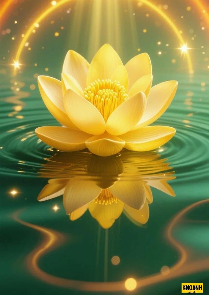 đóa sen trắng thanh khiết