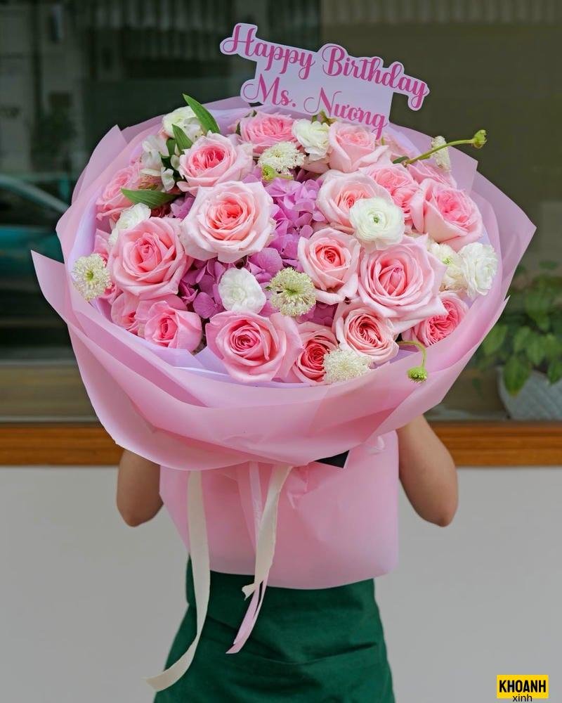 hoa chuc mung ainh nhat