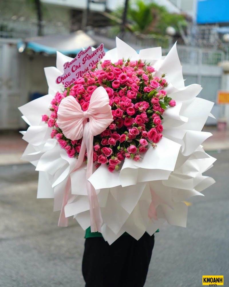 hoa chuc mung sieu la