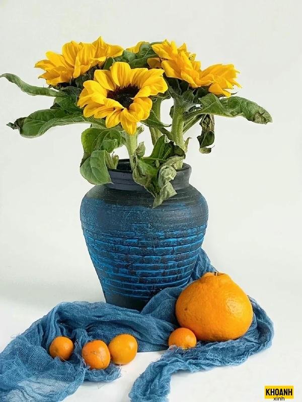 hoa huong duong vang ong