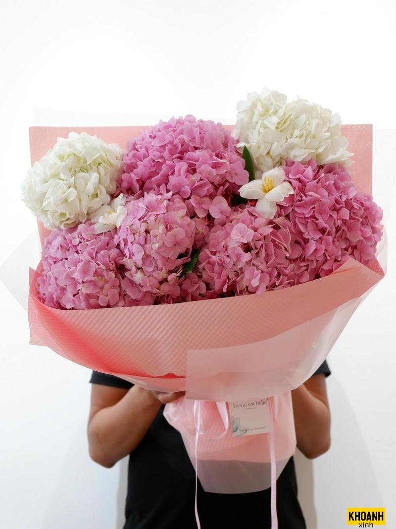 hoa mừng tuổi mới nét