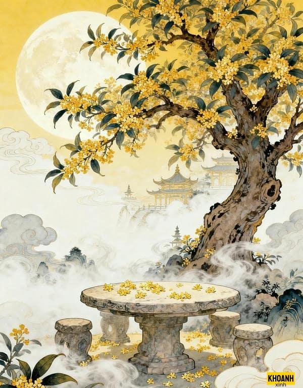 hoa nguyệt quế tươi thắm