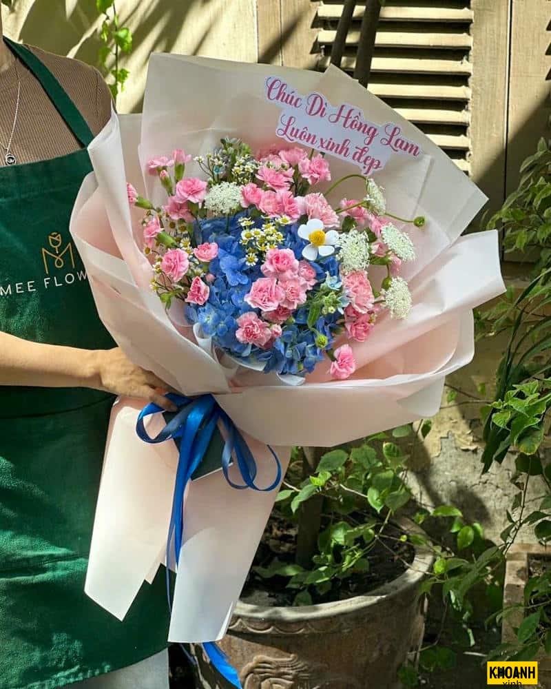 hoa sinh nhật kiểu lạ