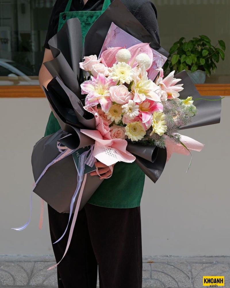 hoa sinh nhật phong cách tây