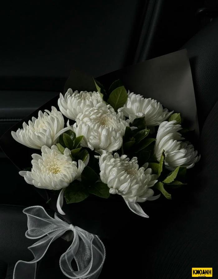 hoa tang lễ cúc trắng