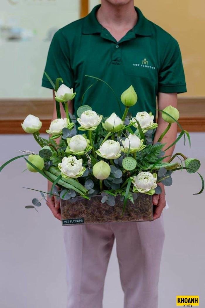 lẵng hoa 2010 trang nhã