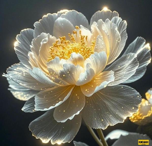 mẫu đơn trắng tinh khôi