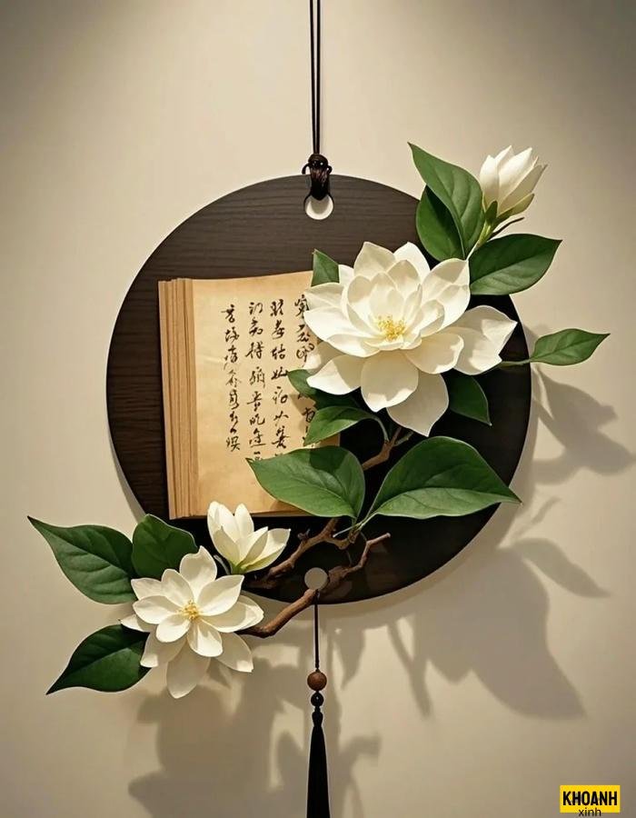 nhành hoa nhài tinh khôi