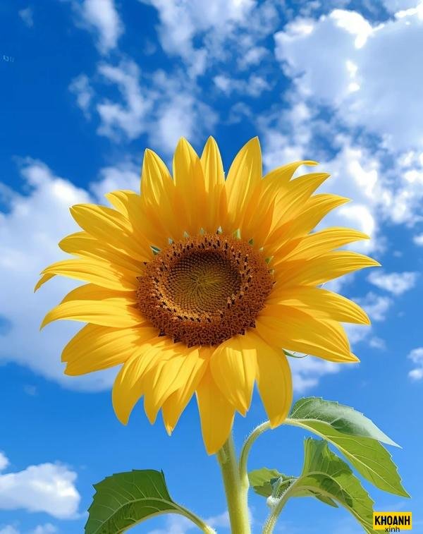 nhành hướng dương thanh khiết