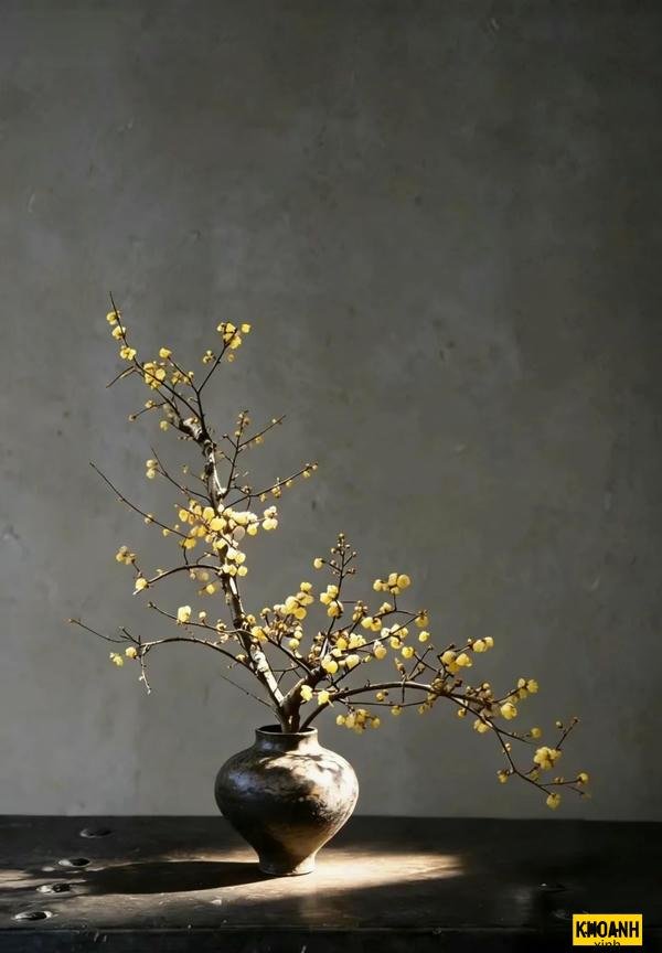 nhành mai vàng khoe sắc