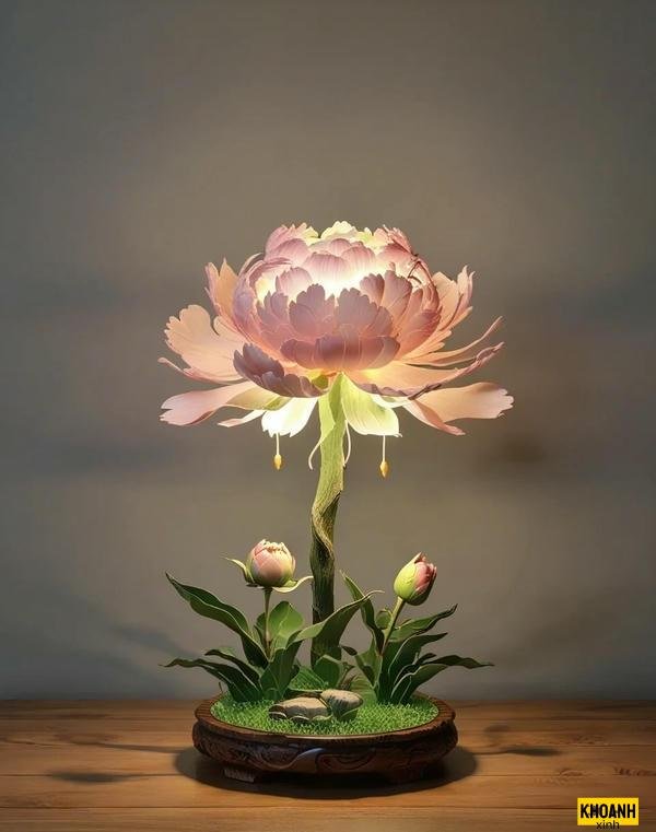 nhành mẫu đơn ban mai