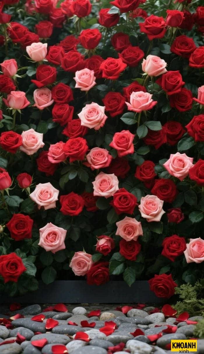 sắc đỏ hoa hồng hd