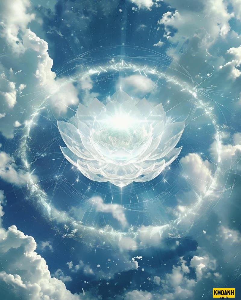 ve dep hoa sen trang