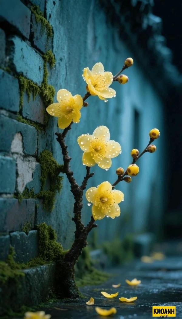 vườn hoa mai rực rỡ