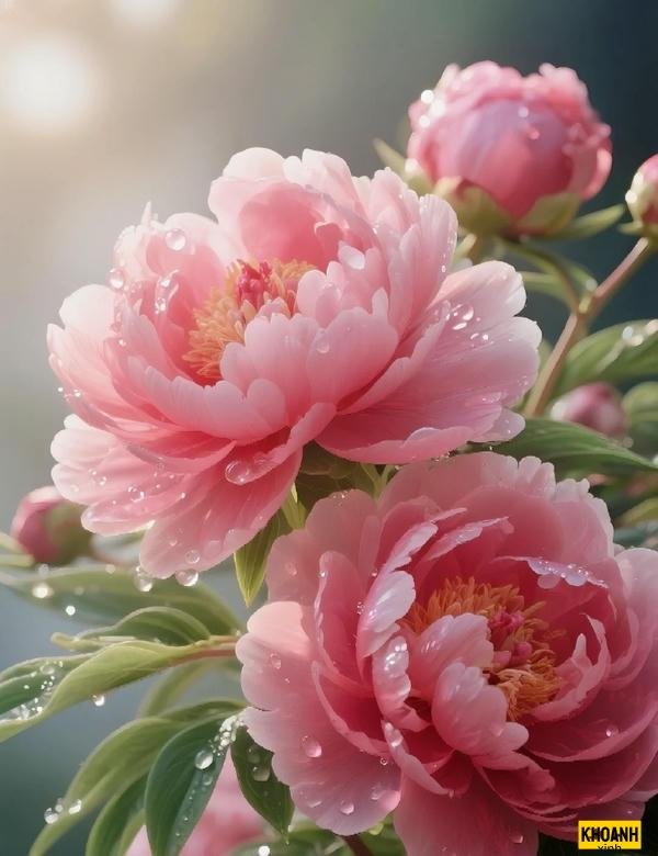 vườn hoa mẫu đơn hd